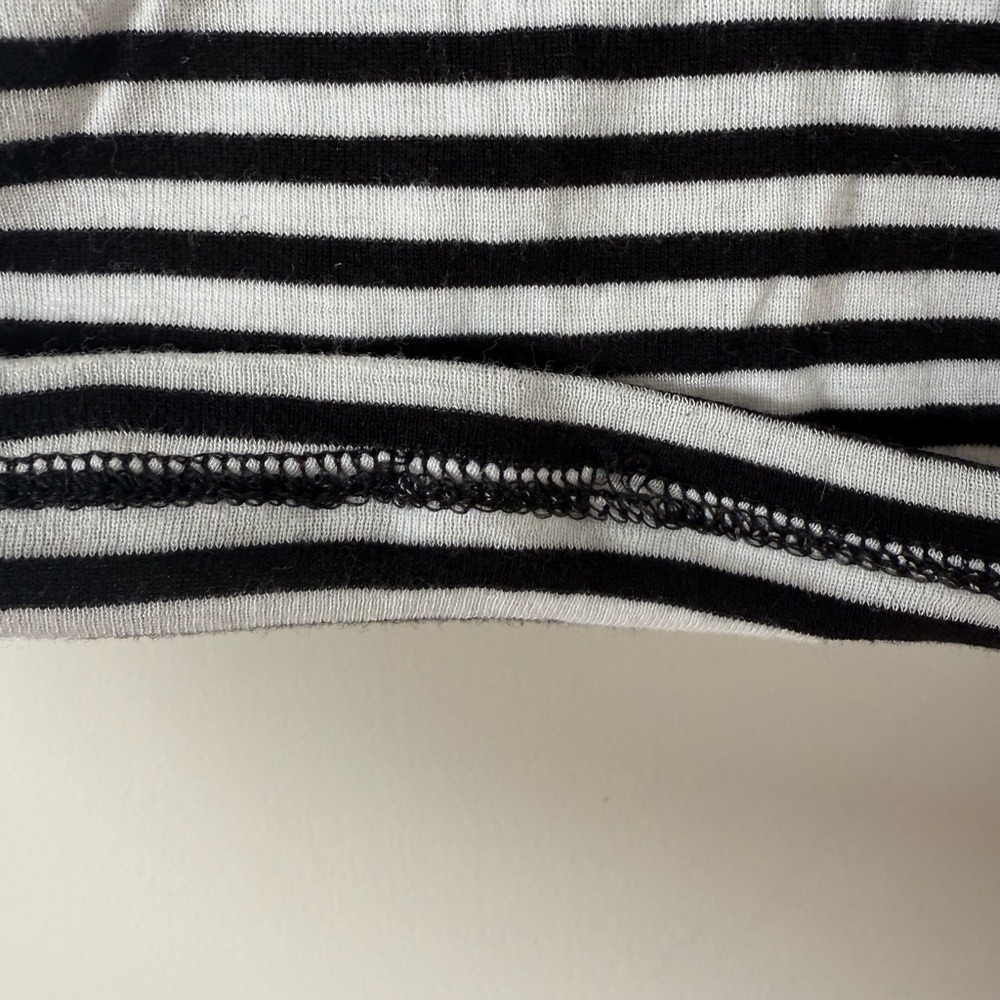 Obey Zoe Baby Ringer Black & White Stripe Tee - Picture 10 of 15